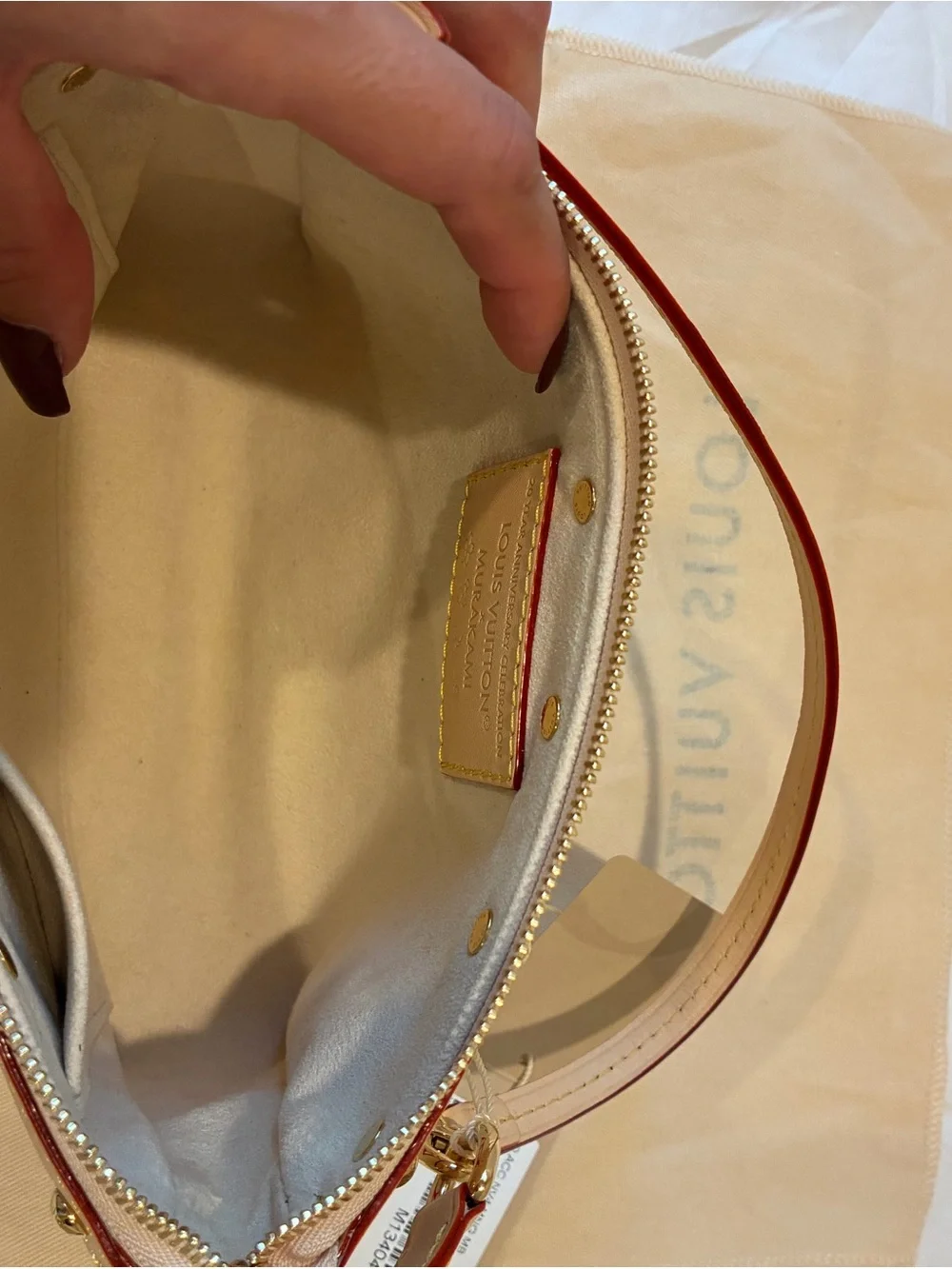 Louis Vuitton White Multicolor Monogram Canvas Shoulder Pochette